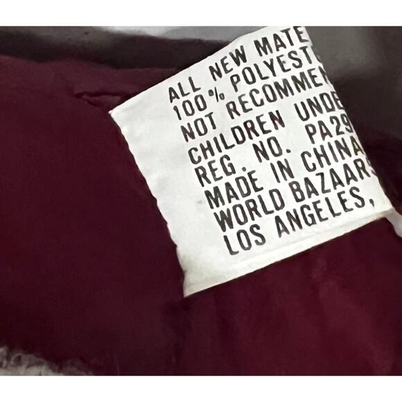 Santa Claus Vintage 90s Plush Nylon Parachute Gnome Red White Kirklands 20” - Picture 9 of 9